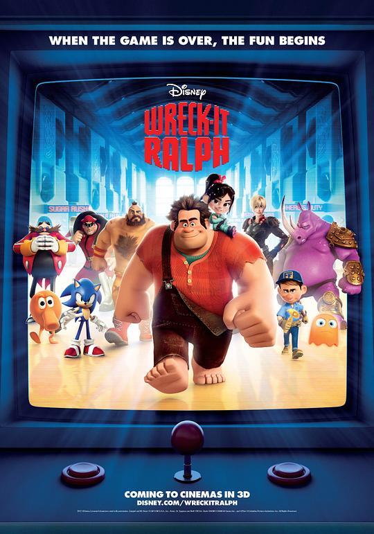 无敌破坏王 两部 Wreck-It Ralph [8分]